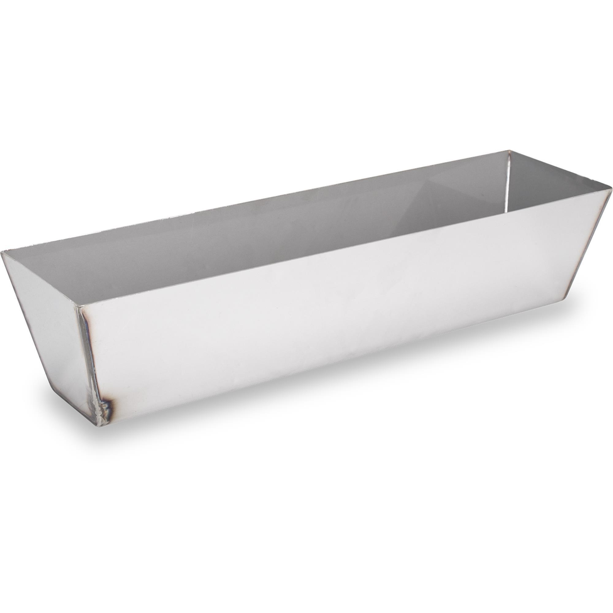 Wal-Board Mud Pan — 14in., Contour Bottom, Stainless Steel, Heli-Arc, Model# 023-014